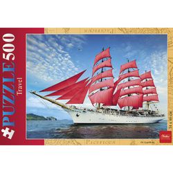 Puzzle STANDARD, 500 items A2, "Scarlet sails", 340х460 mm