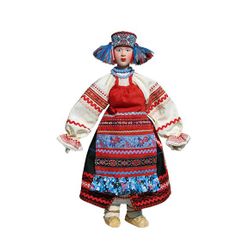 Русские куклы / Russische Puppen / Provinz Orjol, weibliche Tracht, XIX Jahrhundert, Autorin Maslennikova G.