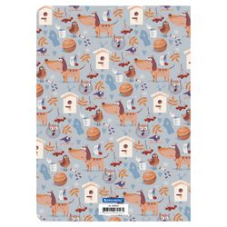 BRAUBERG / Notebook 60 l. capa SoftTouch em linha, papel bege 70 g / m2, costura, B5 (179x250 mm), GAV / 4 unid.