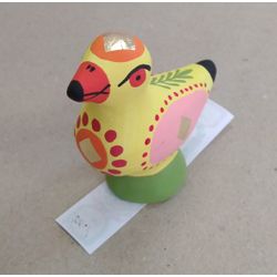 Дымковская глиняная игрушка / Figurine "Bird"