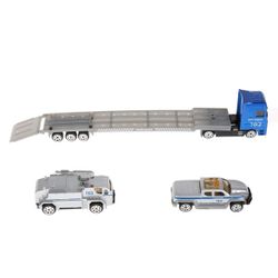 Технопарк / Technopark / Set of cars "Auto transporter Police"