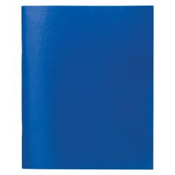 STAFF / Notebook bumvinyl, A4, 80 l., Bracket, offset No. 1, cage, BLUE / 10 pcs.