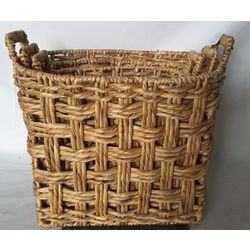Wicker basket with handles, 3 pcs