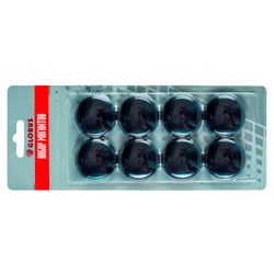 Magnet set black 40 mm 8 pieces