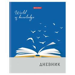 BRAUBERG / Diary 5-11 grade 48 l., Hard, glossy lamination, with a hint, "Power in knowledge" / 10 pcs.