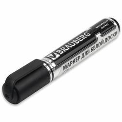 Marker for whiteboard BRAUBERG "Neo", BLACK, clip, round tip, 5 mm