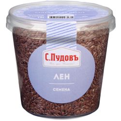 С.Пудовъ / S.Pudov / Whole flax seeds 200 g