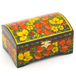 Промысел / Craft / Wooden chest-box, 140x90