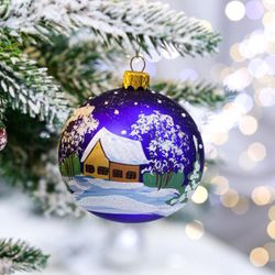 Галимпекс / Christmas tree toy "Winter landscape"