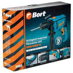 Drill Network Strike, 650 W, 3000 Rpm, Fast-Squeezed Cartridge, BORT BSM-650U-