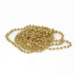 ЗОЛОТАЯ СКАЗКА / Beads Christmas tree diameter 7.5 mm, length 2.7 m, golden