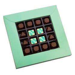 Gift set of chocolates "matcha Tea and lemon"