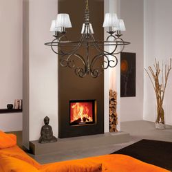 ПЕТРАСВЕТ / PETRASVET / Đèn chùm mặt dây chuyền S3128-5, tối đa 5xE14. 60W