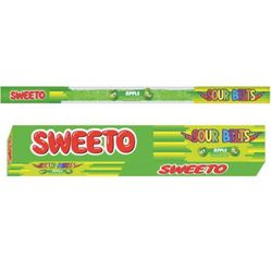 Конфитрейд / Meyve jölesi SWEETO "EKŞİ KUŞAK" ELMA Ekşi bant Elma 1kor * 12bl * 48 adet 15 gr.