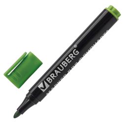 BRAUBERG Flipchart-Marker, 4-teiliges SET, NICHT SCHLAG, SORTIERT, rund, 2,5 mm