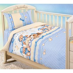 ВладЛен / VladLen / Bed linen of a coarse calico nursery "Gentle sleep"