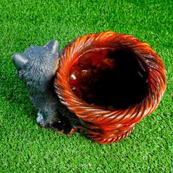 Хорошие сувениры / Figured pots "Kitten with a basket" 22x17 cm