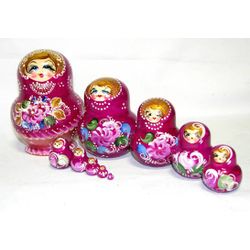 Matroschka "Nationalitäten" 10 Puppen
