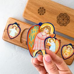 Zartoy / Set of Christmas tree decorations "Angels"