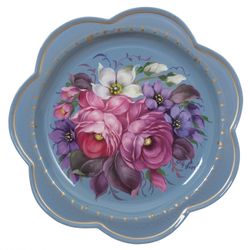 Жостово / Articulated Zhostovo tray 18 cm