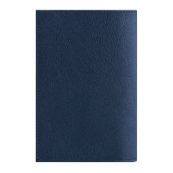Passport cover FABULA "Largo", genuine leather, embossed "Passport", blue