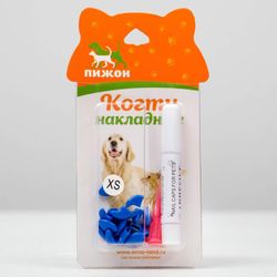 Пижон / Dude / Claws false "Anti-scratch", size XS, blue