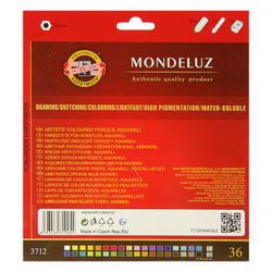 Koh-I-Noor / Watercolor pencils "Mondeluz", 36 colors