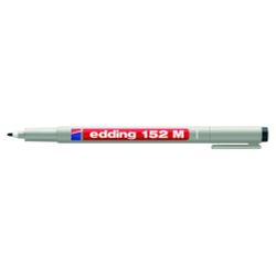 EDDING / Edding / Marker, industrial, para películas de proyección, punta redonda, 1 mm Negro