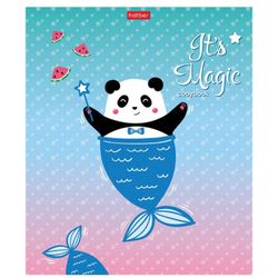 HATBER / Notebook 18 y. cage, foil, "Almost a little mermaid" / 20 pcs.