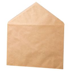 Buste C5 (162x229 mm), colla destrina, kraft, 90 g/m2, SET 1000 pz., Patta triangolare