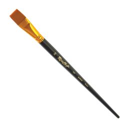 Art brush ROUBLOFF (Rublev) bristle, flat, No. 20, long handle