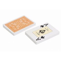 GamesDealer / Cartes "Fournier 2818 vert / orange" 100% plastique