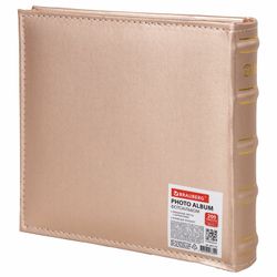 Photo album BRAUBERG "I love you" for 200 photos 10x15 cm, leather-like, paper pages, binding, boxing