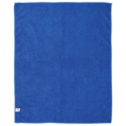 ЛЮБАША / Rags for cleaning the floor ECONOMY, microfiber, 50x60 cm, blue, SET 3 pcs