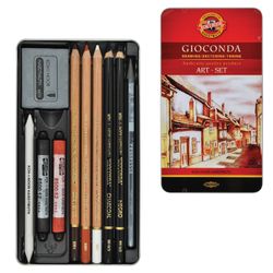 A set of art KOH-I-NOOR "Gioconda", 10 pieces, metal box