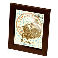 Postcard-chocolate "signs of the zodiac - Capricorn"