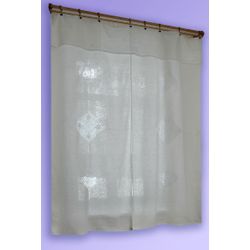 Шуйская строчевышивальная фабрика / Linen curtain set