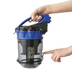 Vacuum ECON ECO-1657VC, container, cyclone, 1600 W suction power 340 W, black/blue