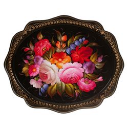 Жостово / Articulated Zhostovo tray 38x30 cm
