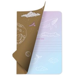 BRAUBERG / Notebook 60 l. checkered cover CRAFT, beige paper 70 g / m2, stitching, B5 (179x250 mm), WHITES / 4 pcs.