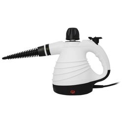 Steam cleaner POLARIS PSC 1102C STEAM, 1100 watts, 3.5 bar, volume of 0.27 l, 10 accessories, black/white