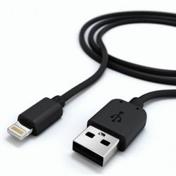 RED LINE / Car charger C20, cable for IPhone (iPad) 1m, 2 USB ports, output current 2.1 A, black