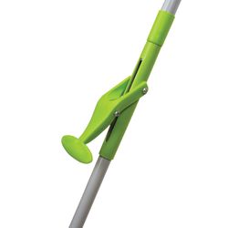 ЛЮБАША / LYUBASHA / Cây lau nhà tự vắt, cơ chế bướm, vòi phun bọt biển / sợi nhỏ 26 cm, tay cầm dạng ống lồng 130 cm