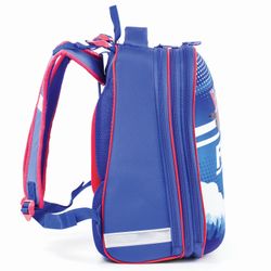 Cartera BRAUBERG EXTRA, 2 compartimentos, espalda anatómica, volumen adicional, para niños, "Fighter", 39x28x19 cm