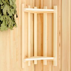 Добропаровъ / Corner shelf 2 tiers 13 × 33 × 55 cm linden