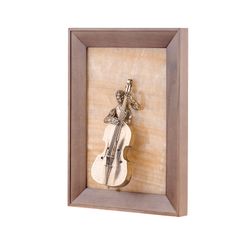 Золотая антилопа / Picture-panel "Contrabass player" on onyx stone
