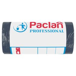 PACLAN / Çöp torbaları "Profesyonel" 35 l, siyah, HDPE 6.2 mikron, 50x60 cm, rulo başına 50 adet.