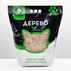 Пижон / Dude / Wood filler Premium White, white pellets, 10 l