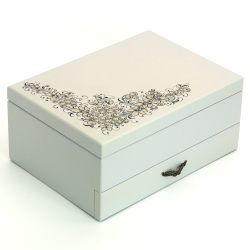 Промысел / Craft / Jewelry box, wooden, with drawer, 250x180x110