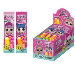 Конфитрейд / LOL Sticks de goma azeda com geléia e pó 1kor * 24bl * 24pcs, 16g.